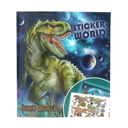 Zestaw kreatywny z naklejkami Dino World 13208A