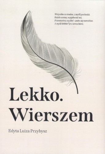 Lekko. Wierszem, Edyta Luiza Przybysz