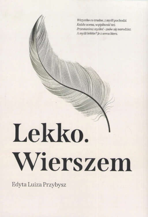 Lekko. Wierszem, Edyta Luiza Przybysz